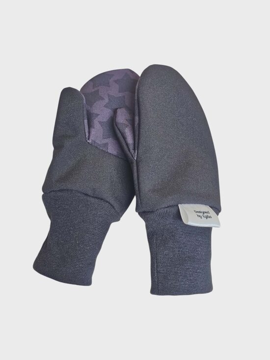 11cm Melni ar zvaigznītes plaukstas daļu