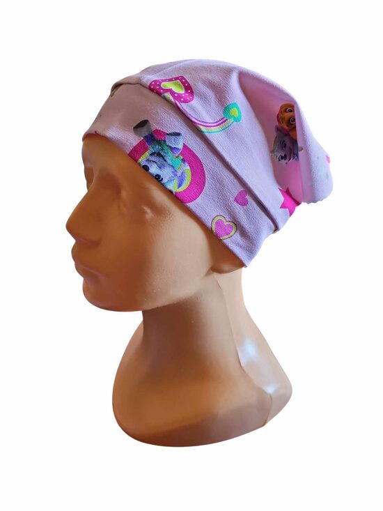 50-54cm, Ķepu patruļa uz maigi rozā fona 