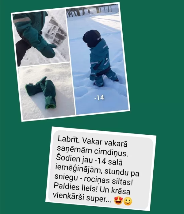 Ziemas softhell cimdi. Klientu atsauksme :)
